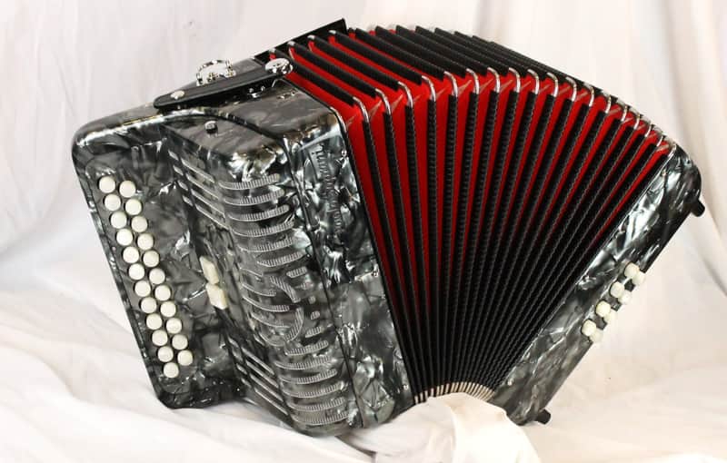 NEW Gray Paolo Soprani Jubilee IV Diatonic Button Accordion BC LMMM 23 8 image 1
