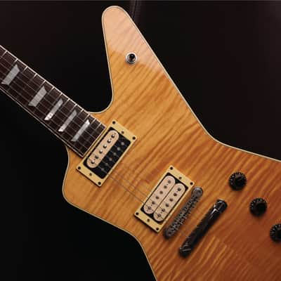 Gary Moore Owned 1984 Hamer Explorer #0731 Natural | Hamer Standard w/One-Piece Flame Honduras Mahogany Back, Flame Maple Top, Honduras Mahogany Neck, Scimitar Headstock w/Rare Flame Maple Veneer, DiMarzio PAF + Hamer Slammer Humbuckers & Sperzel Tuners image 2