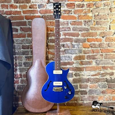 Gibson USA Blueshawk Electric Guitar w/ HSC *HEADSTOCK REPAIR* (1999 - Chicago Blue) image 2
