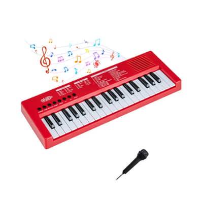 Ozici 37 Keys Kids Electronic Keyboard with Microphone, 8 Tones & 8 Rhythms Piano Toy image 3