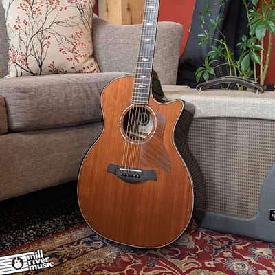 Taylor 50th Anniversary Builder's Edition 814ce LTD – Sinker Redwood – Deluxe Hardshell Case – Used Excellent image 2