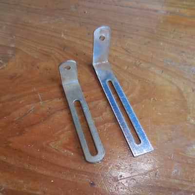 Harmony Kay Pickguard brackets 1950's - 1960's Pair Original Brackets image 4