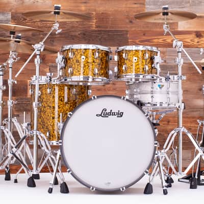 LUDWIG NEUSONIC 4 PIECE MOD 2 DRUM KIT, BUTTERSCOTCH PEARL image 3