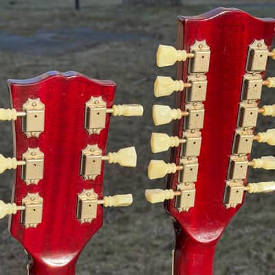 1979 Fernandes FSG-120 Double Neck W/OHSC Cherry Burny RSG-140 EDS-1275 12/6 Vintage Japan image 9