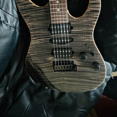Suhr Modern - Trans Black - Custom w/Hand Selected Flame Top - Mint! image 3