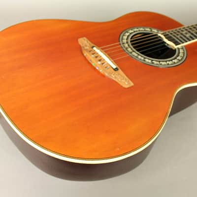 1981 OVATION 1657 The Anniversary Acoustic Electric Guitar Walnut OHSC! image 9