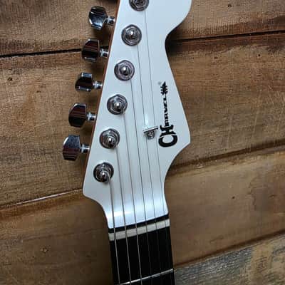 Charvel Pro-Mod Plus Dinky® DK24 HH 2PT E - Celestial Silk w/ Gig Bag image 9