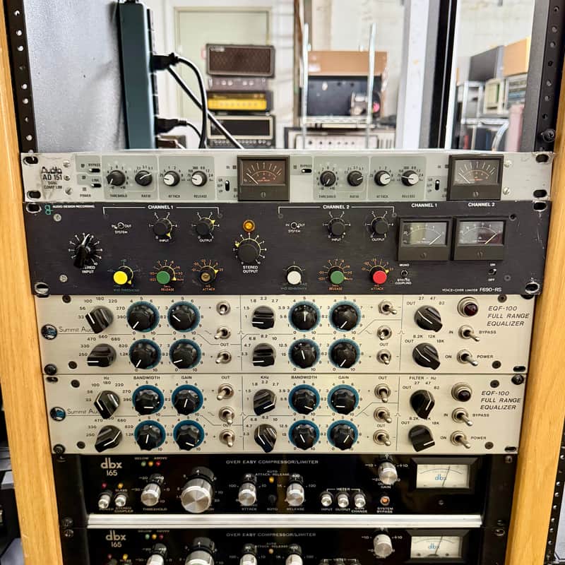 ADR F690-RS Stereo compex voice over limiter analog compressor expander original vintage UK England image 1