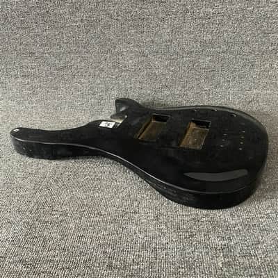 Black Solid Basswood Electric Bass Body for Right Hand image 5