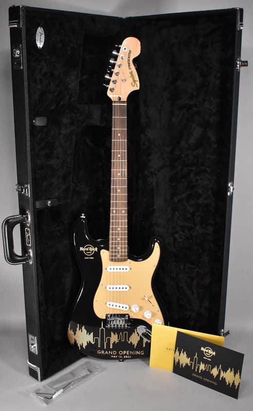 2022 Squier Affinity Series Stratocaster x Hard Rock Cafe NYC W/OHSC image 1