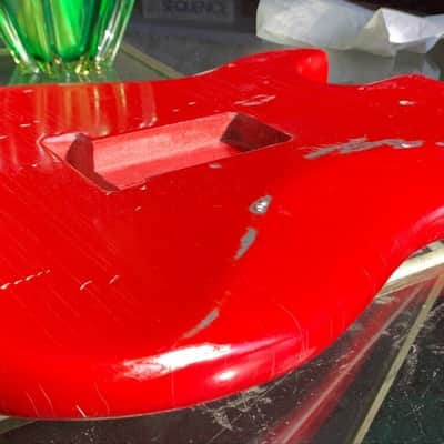 JVG-ST BODY Vivid TRUE Candy Apple RED  Aged RELIC  ORDER YOURS TODAY  Reborn Old  JVGuitars image 10