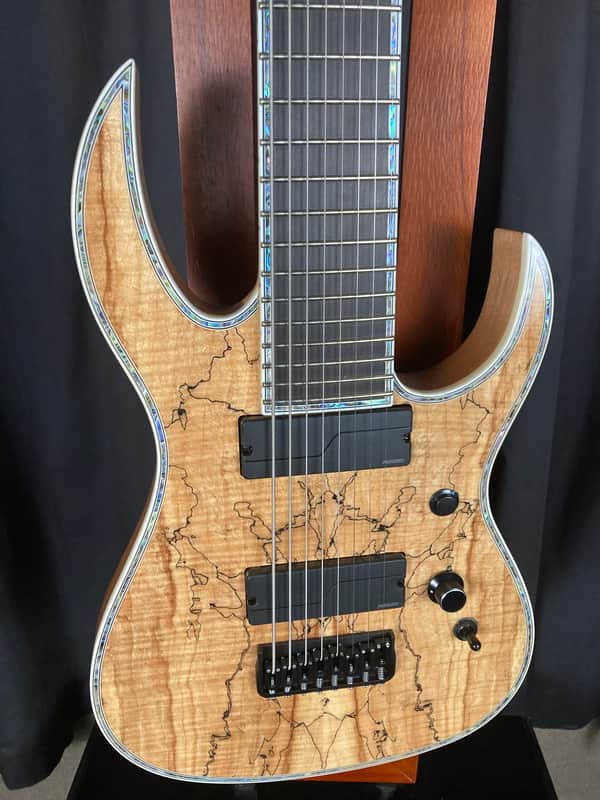 B.C. Rich Shredzilla Extreme 8 8-String Electric Guitar 2022 Spalted Maple image 1