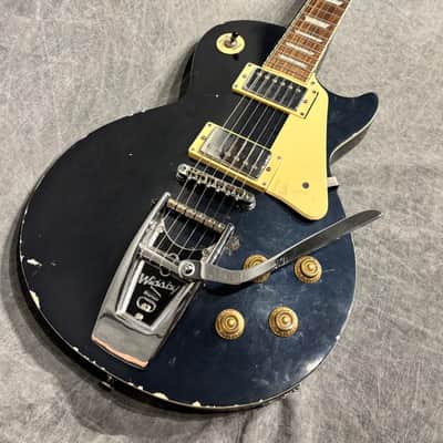 Kingman Les Paul w/ Wigsby - mercedes blue image 8