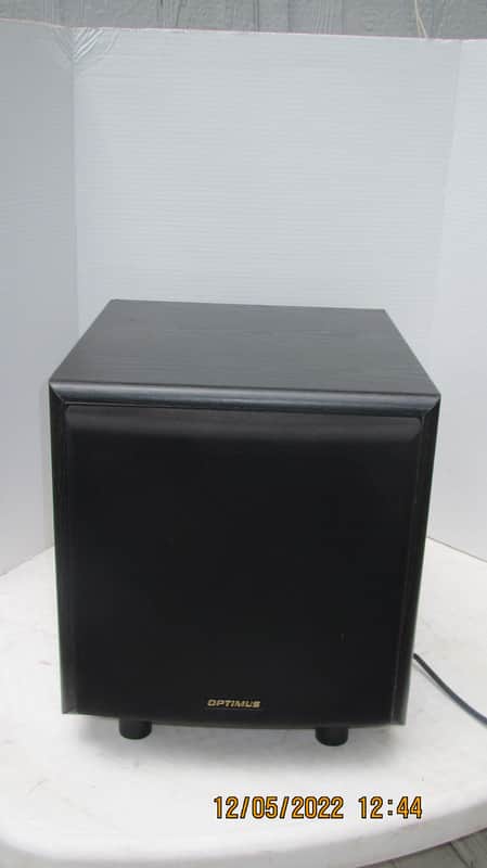 Optimus PRO SW-100P 120 Watt Powered Sub Woofer - Tested, clean Unique - Read Description image 1
