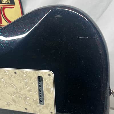 Fender 70th Anniversary Player Stratocaster strat Electric Guitar - Nebula Noir image 12