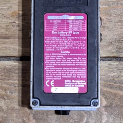 Boss SYB-3 Bass Synthesizer (Pink Label) 1996 - 2001 - Silver image 4