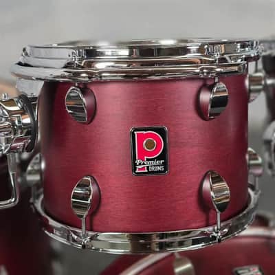 Used Premier Elite 4pc Drum Set Rosewood Satin - Very Good image 3