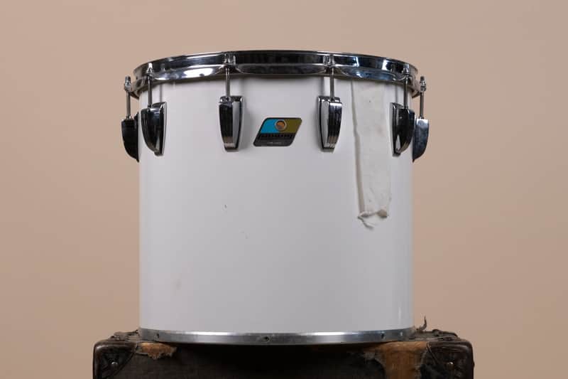 1980s Ludwig 13x14" White Cortex Concert Tom image 1
