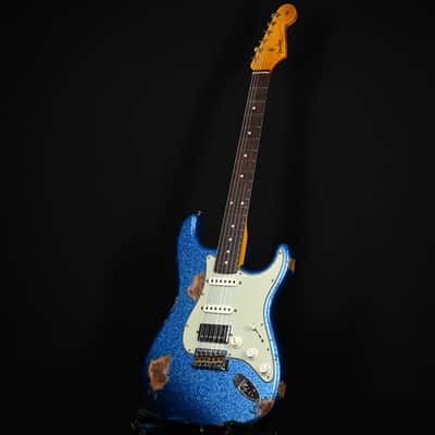 Fender Custom Shop '62 Stratocaster HSS Heavy Relic- Blue Sparkle 2026 (R146850) image 13