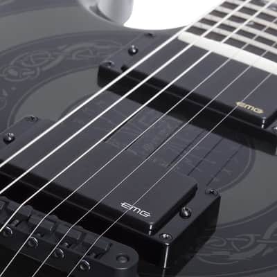 Schecter Warhammer NT Norse Dragon Bullseye - Metallic Green (4581) image 6