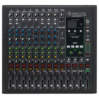 Mackie Onyx12 12-Channel Analog Mixer with Multi-Track USB image 1