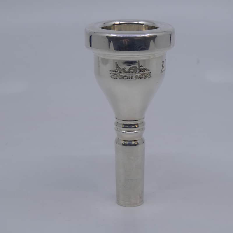 ACB "4" Large Shank Trombone Mouthpiece - Silver image 1