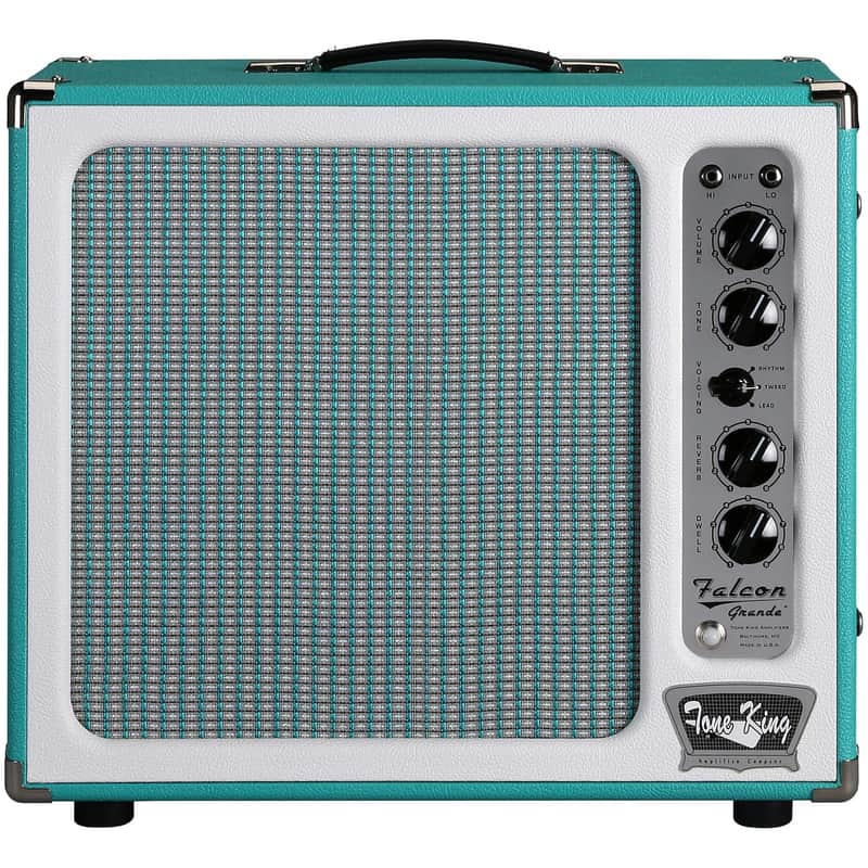 Tone King Falcon Grande Guitar Combo Amplifier (20 Watts, 1x12"), Turquoise, Open Box (Very Good) image 1