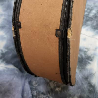 Vintage 1950 Melody Ranch Gene Autry Cowboy Stenciled Parlor Guitar Pro Setup Original Rear Load Soft Shell Case image 14
