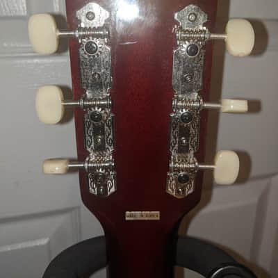 Vintage Hummingbird-Harmony,Global,Kay Hummingbird with double pickguard-RARE 68 (?) Red Burst image 12
