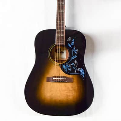 Epiphone Eric Church Signature Hummingbird Dark Studio - Cobra Burst image 9