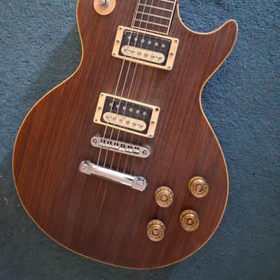 Vintage 1974 Lincoln Les Paul Custom "Natural Exotic Wood" Maxon Super 70's OHSC Matsumoku image 1