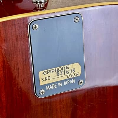 Epiphone FT-130 Caballero 1974 Golden Sunburst MIJ Matsumoku FT-130SB image 6