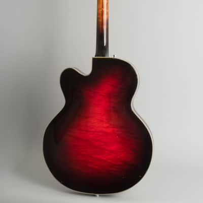 Mosrite /Gretsch Country Gentleman Custom Thinline Hollow Body Electric Guitar, c. 1959, period black hard shell case. image 2
