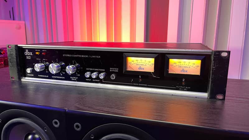 DBX 162 Stereo Compressor / Limiter 1970s - Black image 1