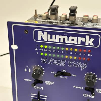 Numark BLUE DOG DJミキサー 2Ch Numark Blue Dog DJ Music Mixer - Blue -Unit Only | Reverb