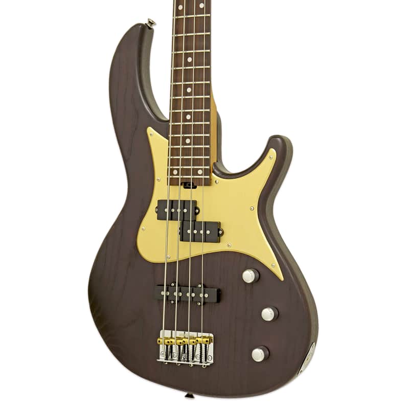 Aria Pro Ii Bass Guitar Bourbon Barrel Finish image 1