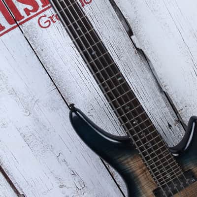 Ibanez SRD905 5 String Electric Bass Guitar Cosmic Blue Starburst Low Gloss image 10