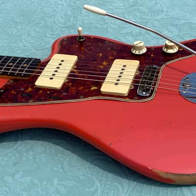 Fender Jazzmaster 1963 - Fiesta Red Matched Head Custom Color image 12