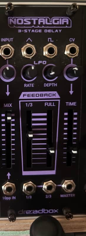 Dreadbox Nostalgia black 3-Stage Delay 2019 - Present - Purple image 1