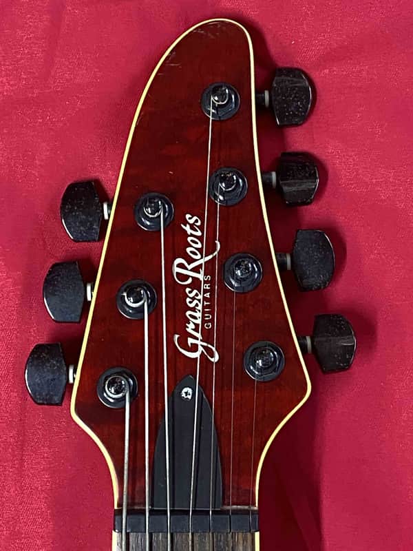 Grass Roots by ESP G-7-53HR 7-String Red 2000's Electric Guitar