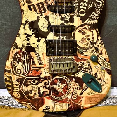 Squier by Fender OBEY Graphic Telecaster Propaganda | Reverb