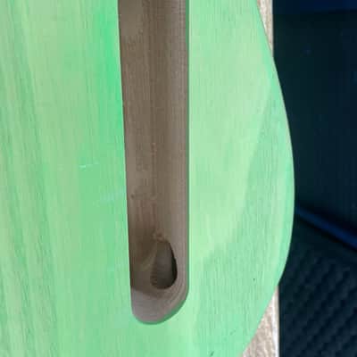 USA Telecaster Body USA Spec - Green Stain image 9