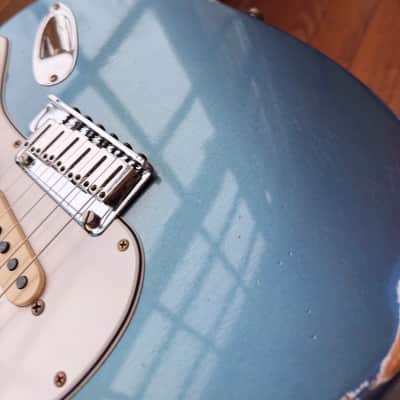 2026 Fender Custom Shop Stratocaster Pro W25 Relic - Aged Lake Placid Blue image 14