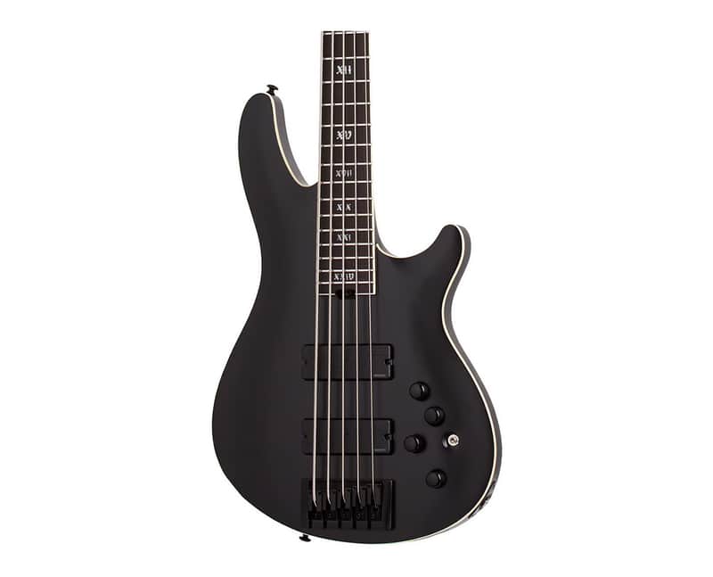 Schecter SLS Elite-5 "Evil Twin" 5-String Bass - Satin Black image 1