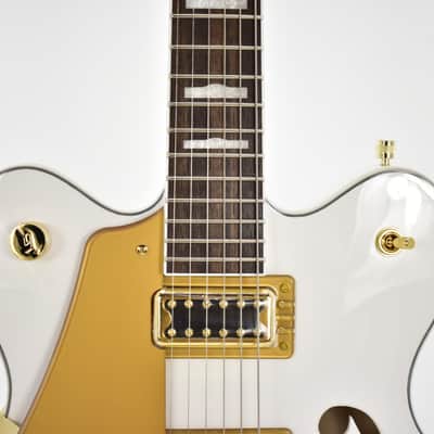 Gretsch G5422GLH Electromatic Hollow Body with Gold Hardware, Left-Handed Snowcrest White 3252gr image 6