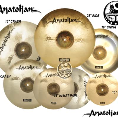 Anatolian Cymbals Ege Multi Cymbal Pack Box Set 10-14-16-17-19-22-inch image 2