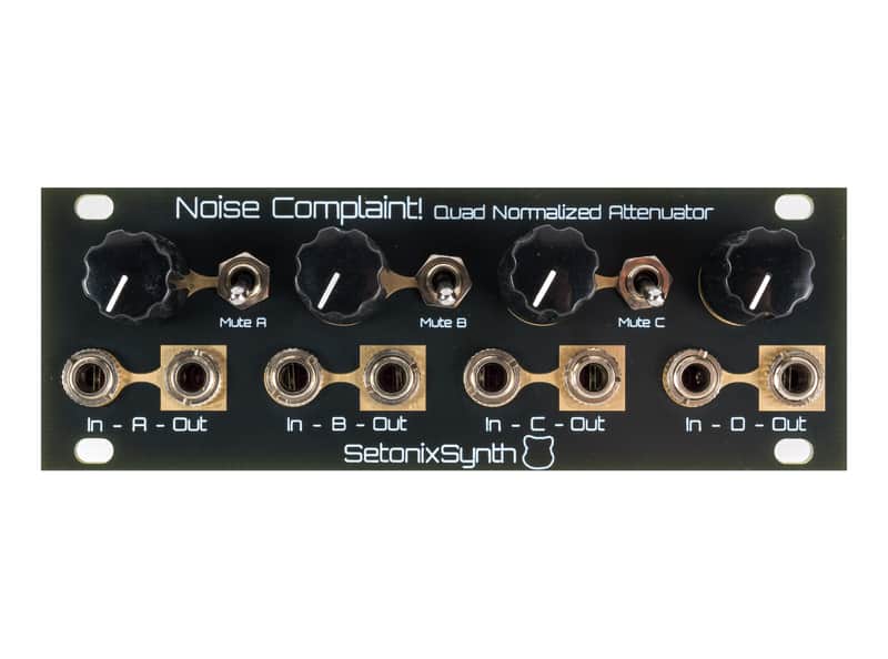 Setonixsynth Noise Complaint! Quad Attenuator (Intellijel 1U) [USED] image 1