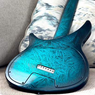 Aristides 070s - Dark Teal Crystalized Burst Custom image 11