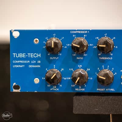 Tube-Tech LCA 2B Dual Channel Tube VCA Compressor / Limiter 2010s - Blue image 3