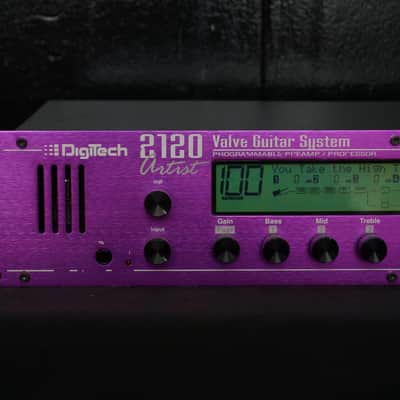 Digitech 2120 Artist Valve Guitar System Effects Processor 2U Rack Mount 240V image 2